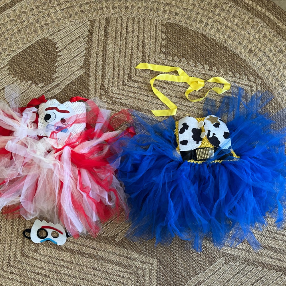 Toy Story Red and Blue Tutu Costume Set